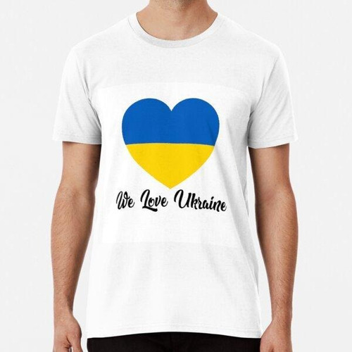 Remera Amamos Ucrania Dtg Algodon 
