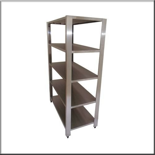 Imagem 2 de 7 de Estante Em Aço Inox 1150x320x1600mm -4 Planos Reforçados