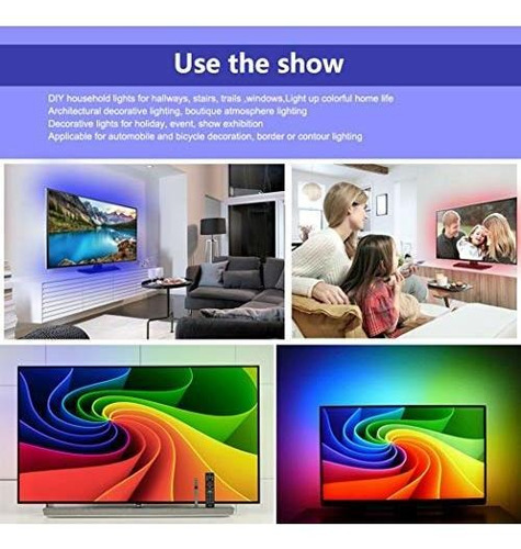 Tira Led Para Tv Jennten Multicolor 110v