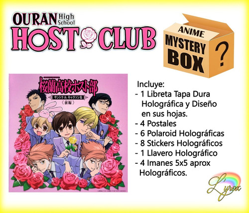 Ouran High School Host Club Mystery Box Caja Misteriosa 