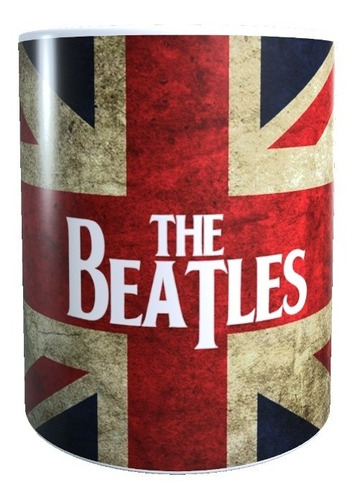 Tazón Taza Diseño The Beatles, Bandera Reino Unido, 320 Cc 