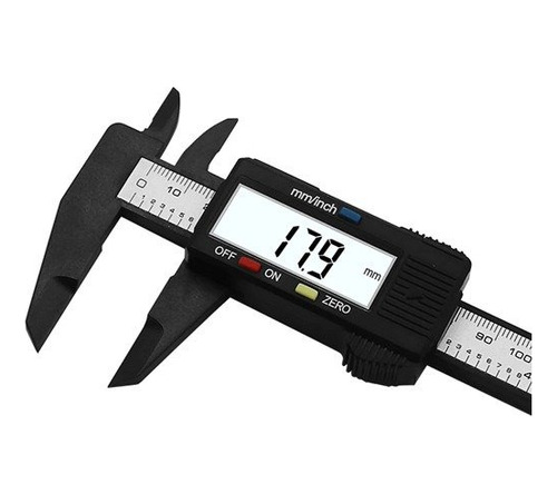 Calibrador Digital Vernier Fibra De Carbono 150mm + Pila