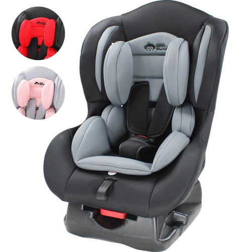 Autoasiento Gris Bebe 3 Posiciones Arnes 5 Puntos Seguridad