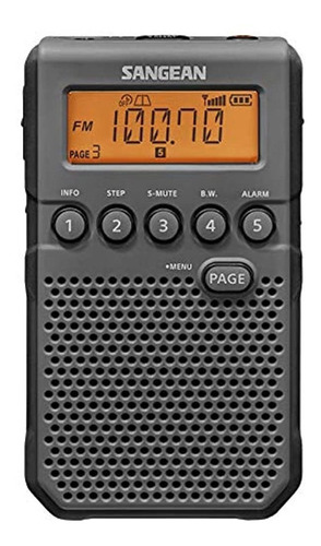 Sangean - Radio Digital De Bolsillo Para Alerta Meteorológic