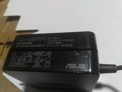 Cargador de corriente para portátil ASUS 19V-2.37A 45W ADP-45BW