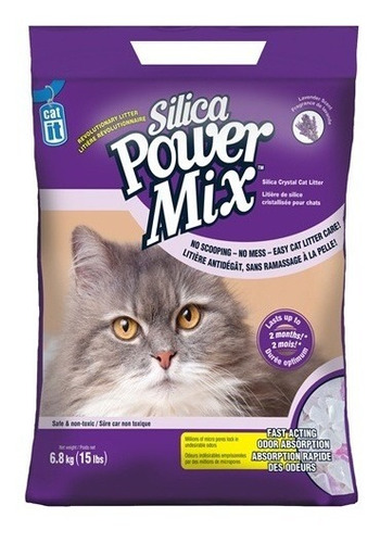 Piedras Sanitarias Gato Silica Power Mix Cat It 6.8kg