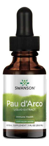 Swanson Pau De Arco Extracto Liquido 30ml Sistema Inmune