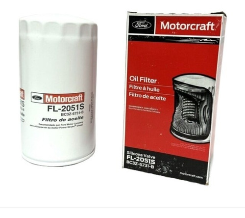 Filtro De Aceite Motorcarft Fl-2051s, Motor Petrolero