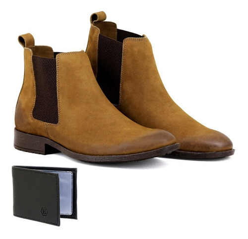 Chelsea Bota Masculina Em Couro Legitimo Original Escrete Boots Bom E Barato Direto Da Fabrica Franca Sp Ref 771 | Mercado Livre
