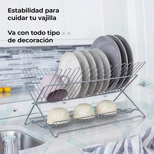 Organizador de Platos para Cocina Urban Design, Blanco blanco Unitalla  Urban Design Organizador de Platos