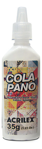 Cola Pano 35g Acrilex (com Bico) - Pacote Com 12 Unidades
