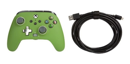 Imagen 6 de 6 de Control- Xbox One-series X|se Wired Controller Green Soldier