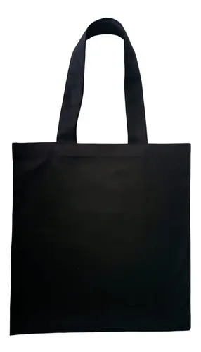 Bolsa De Manta Tote Bag Negra Moda Ecológica Eventos