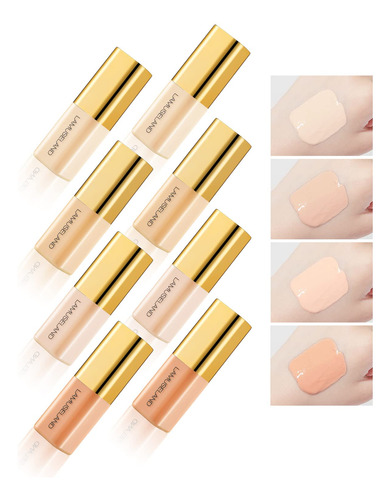 Lamuseland 8 Piezas De 4 Colores Mini Corrector Liquido Lind