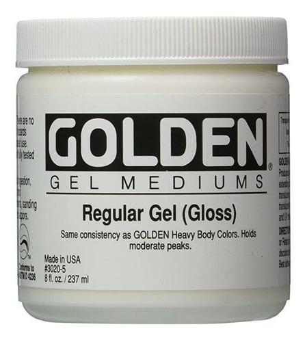 Golden Regular Gloss Gel Medio-8 Oz ()