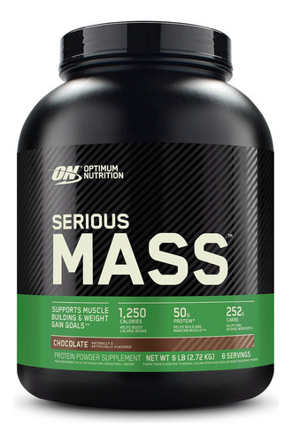 Suplemento Optimum Nutrition Serious Mass Aumenta Masa 8serv