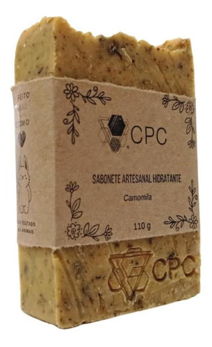 Sabonete Artesanal Esfoliante De Camomila 110g