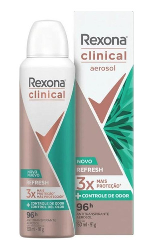 Desodorante Aerosol Rexona Clinical Refresh