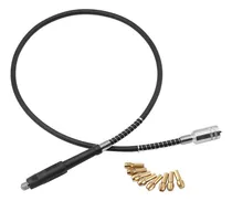 Comprar Eixo Flexível Chicote 1m Com 10 Pinças Para Micro Retíficas 