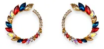 Comprar Pendientes De Diamantes Coloridos Retro