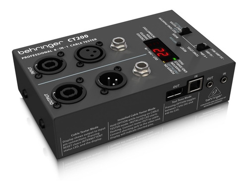Imagen 2 de 7 de Tester De Cables Audio 8 En 1 Behringer Ct200