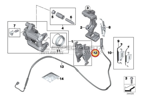 Pastilla De Freno Trasera Bmw 120i 2018