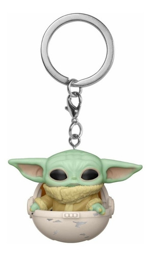 Imagen 1 de 2 de Funko Pop Llavero The Child Baby Yoda Mandalorian Star Wars