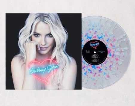 Britney Spears Britney Jean Vinilo Azul Y Rosa Salpicado