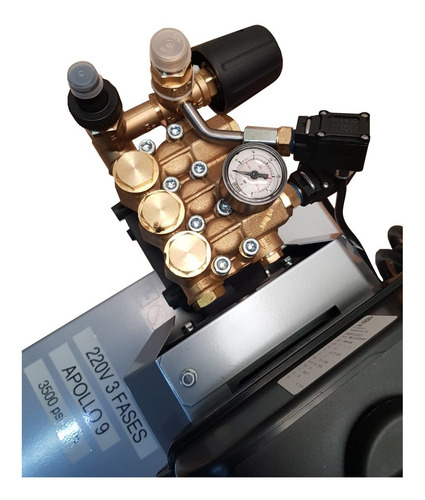 Imagen 8 de 10 de Hidrolavadora Industrial 9 Hp 3500psi Trifásica Automática