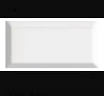 Comprar Revestimiento Subway 10x20 Blanco Bisel.