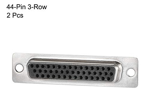 Pack De 2 Conectores D-sub Db44 Hembras Para Cnc Y Equipos