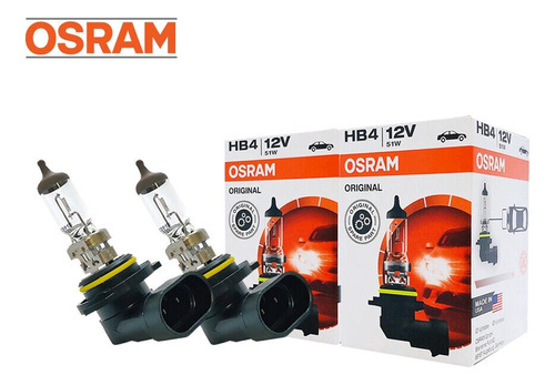 Osram Hb4 9006 Original Standard Headlight Halogen Bulbs Aag