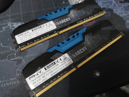 Imagem 3 de 5 de Memória Pny Anarchy 16gb Ddr3 1866mhz C10 2x 8gb 16 Gb