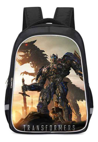 Mochila Escolar Transformers Primary School Para Hombre, Par Color Pattern 6