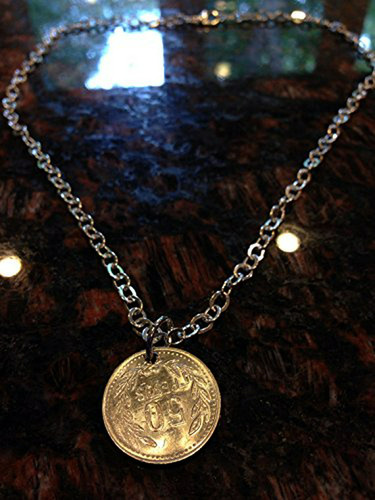 Collar De Moneda Colombiana De 50 Pesos