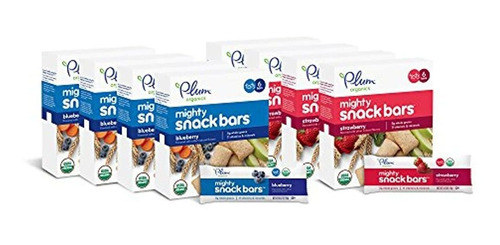 Plum Organics Mighty Snack Bars, Snack Orgánico Para Niños P