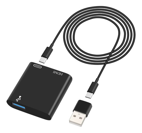 Hiebee Adaptador Usb C Hdmi Digital Av 1080p Pantalla Video