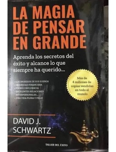 La Magia De Pensar En Grande De David J. Schwartz Nuevo.