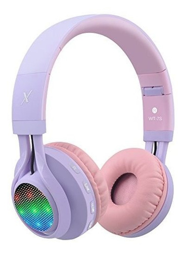 Auriculares Estéreo Inalámbricos Plegables Con Luz Led