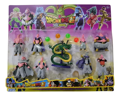 Kit 9 Bonecos Dragon Ball Z Majin Boo Action Figure 12 Cm | Frete