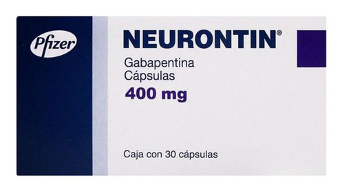 Neurontin 400 Mg Caja Con 30 Cápsulas