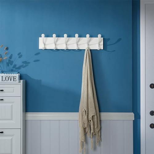 Perchero De Pared Skoloo - Perchero De Pared Blanco De Mader