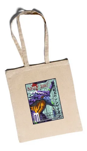 Bolsa Evangelion Shinji Unidad 01 Ecologica Totebag Ani41