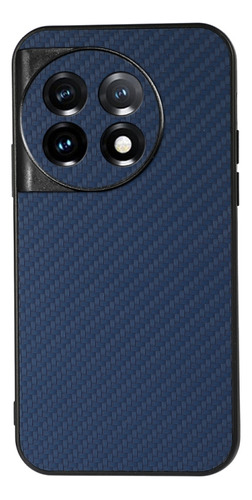 Carbon Fiber Texture Pu Phone Case For Oneplus 11 5g