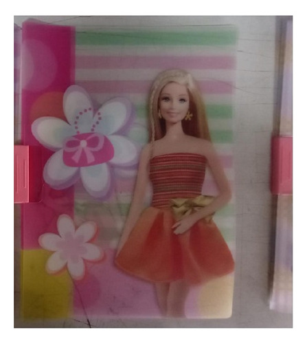 Carpeta Lamina Hojas A4 Barbie Infantil