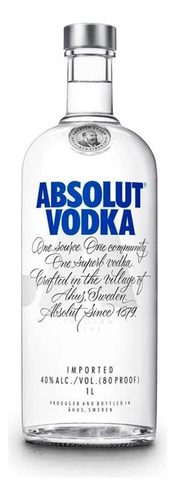 Vodka Absolut Original 1 Litro - Tradicional