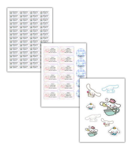 Kit Imprimible Etiquetas Escolares Editable