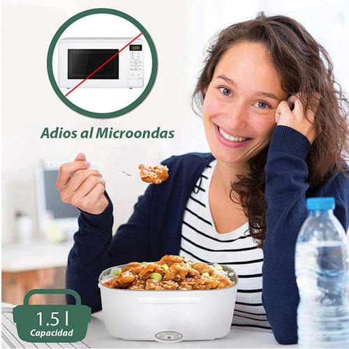 Imagen 9 de 10 de Lonchera Electrica Portatil Termo De Comida Electrico Vianda
