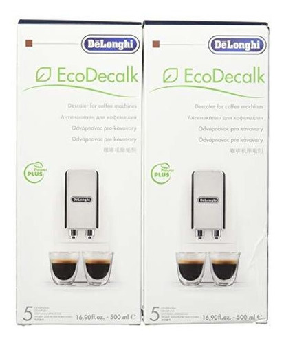 Solución Delonghi Eco Descaling 5513291781 (paquete De 2)