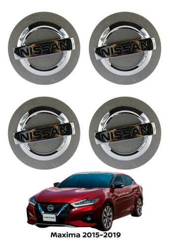 Tapón Centro De Rin 4pz Maxima 2017 Nissan